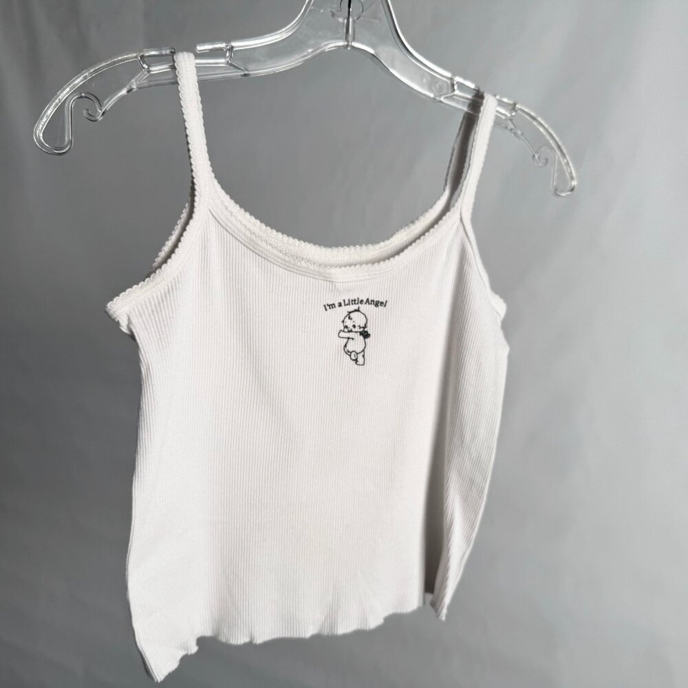 Brandy Melville "I'm a Little Angel" Ribbed Tank